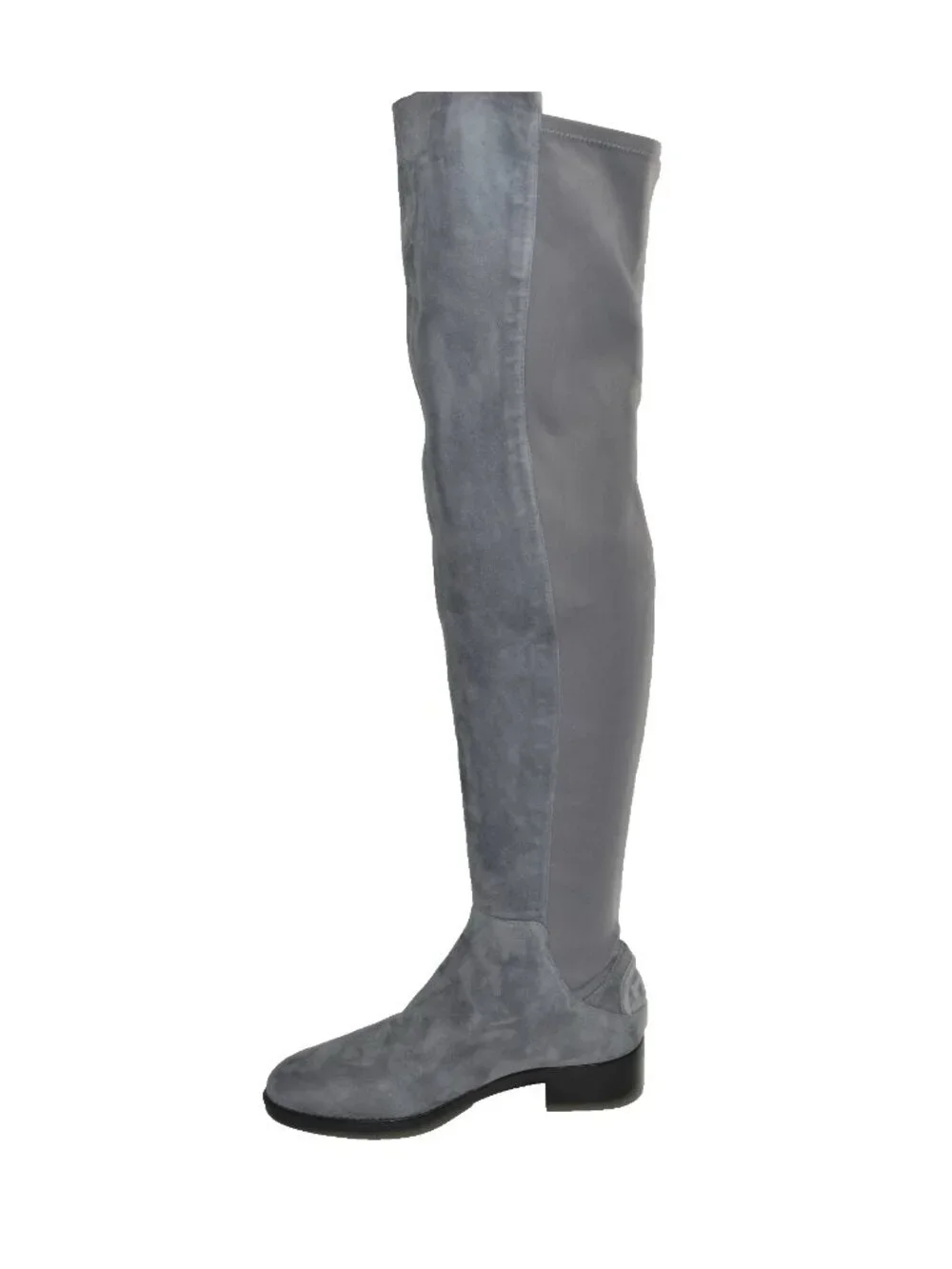 New! Tory Burch 'Caitlin' Over the Knee Boot Fox Gray Suede 5.5 OTK 31444 DD19